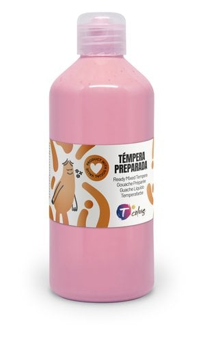 TEMPERA TCOLORS LIQ.500 ml ROSA
