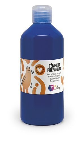TEMPERA TCOLORS LIQ.500 ml AZUL ULTRAMAR
