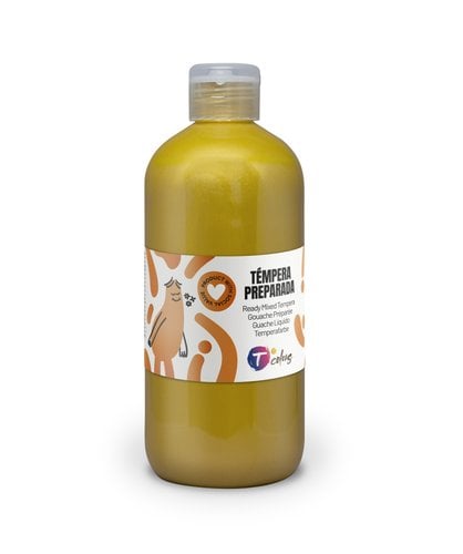 TEMPERA TCOLORS LIQ.500 ml ORO