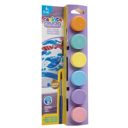 TEMPERA CARIOCA 25ml PAS.E/6
