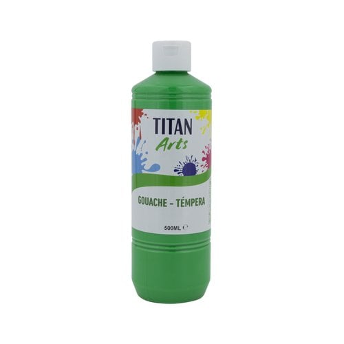 TEMPERA TITAN AC ESC.500ml VERDE CL.