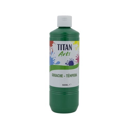 TEMPERA TITAN AC ESC.500ml VERDE OSC.
