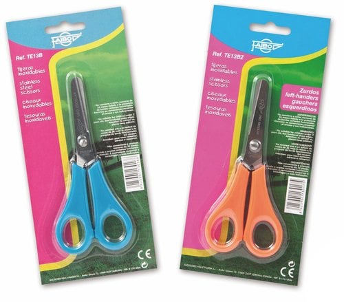 TIJERAS ESCOL. FAIBO 13,5 cm. BLISTER 1