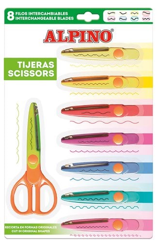 TIJERAS ESCOL. ALPINO FASHION SHAPES 8+1