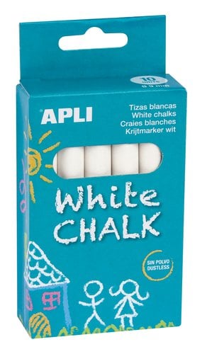 TIZAS BLANCAS APLI ESTUCHE DE 10