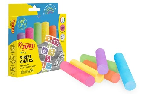 TIZAS COLORES JOVI MAXI ESTUCHE DE 6
