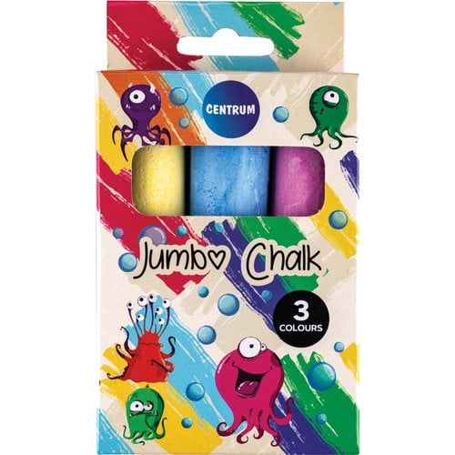 TIZAS COLORES CENTRUM JUMBO ESTUCHE de 3
