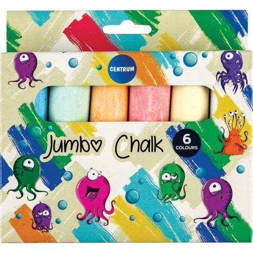TIZAS COLORES CENTRUM JUMBO ESTUCHE de 6