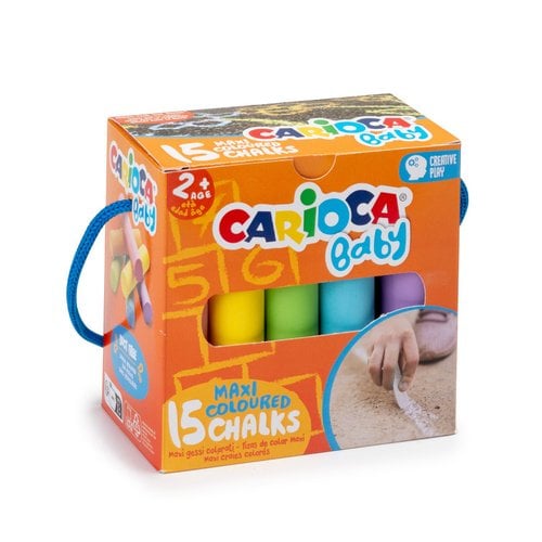 TIZAS COLORES CARIOCA BABY MAXI EST. 15
