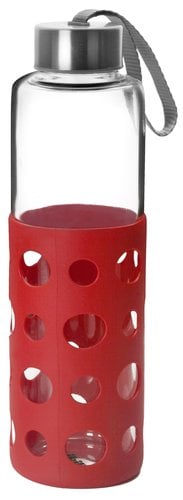 BOTELLA VIDRIO IBILI LAKE 500ml ROJO