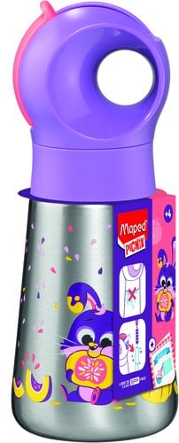 BOTELLA MAPED MINIZ 350ml INOX.CONEJO