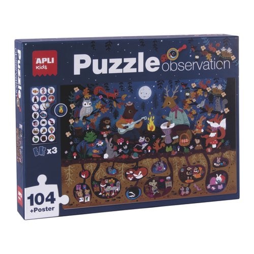 PUZZLE EDUCATIVO APLI OBSERV.BOSQUE