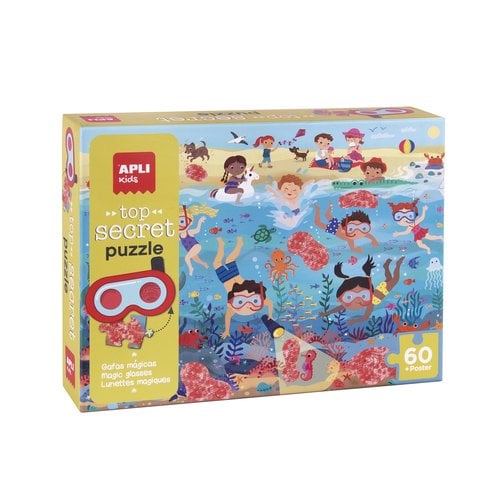 PUZZLE EDUCATIVO APLI SECRETO PLAYA