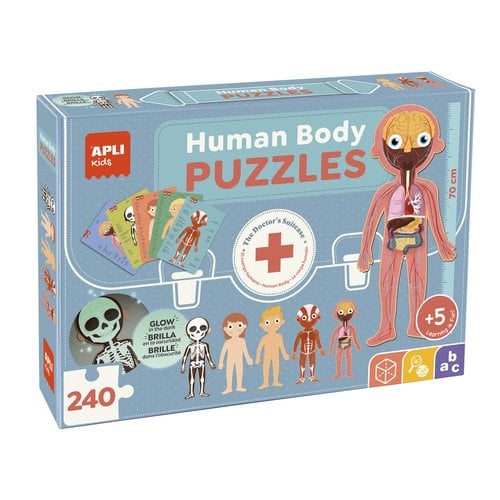 PUZZLE APLI CUERPO HUMANO 240 pz