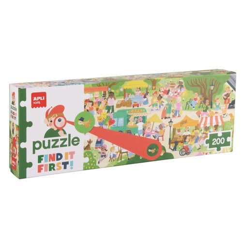 PUZZLE EDUCATIVO APLI MERCADO 200pz.