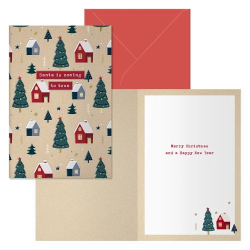 CHRISTMAS DOHE 115x170 TOWN