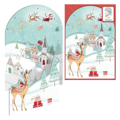CHRISTMAS DOHE 115x170 ALDEA NAVIDEÑA