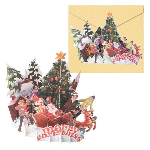 CHRISTMAS DOHE 3D 150x175 VILLAGE