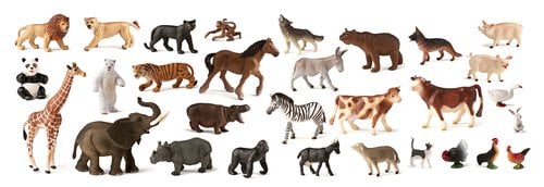 CONTENEDOR 30 FIG. ANIMALES SURTIDOS