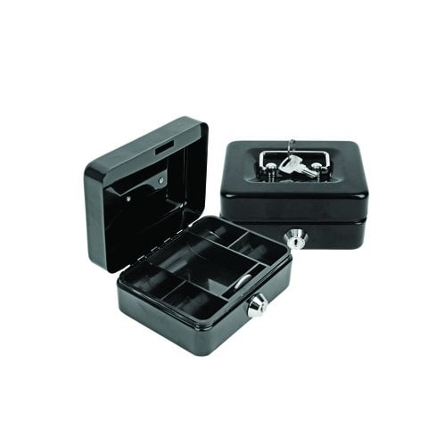 CAJA DE CAUDALES FOROFIS 12x9x6 NEGRO