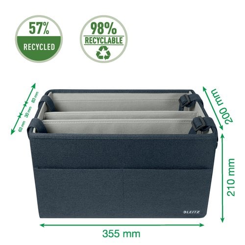 BOLSA TRABAJO LEITZ COMPACTA GRIS