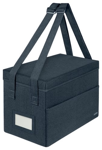 BOLSA TRABAJO LEITZ COMPACTA GRIS C/TAPA