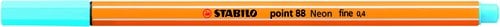 ROTUL.STABILO POINT 88 AZUL NEON