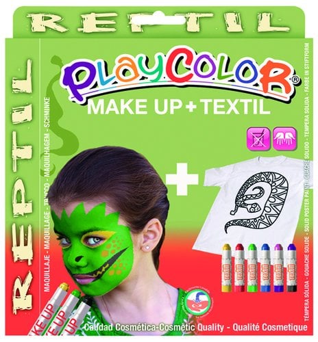 PACK PLAYCOLOR MAQUILL.+TEXTIL REPTIL