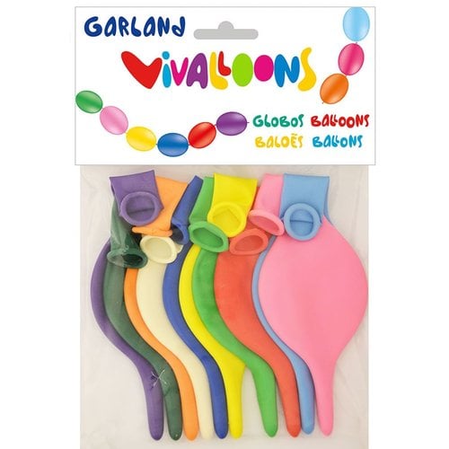 GUIRNALDA VIVALLOONS COLORES PASTEL 10