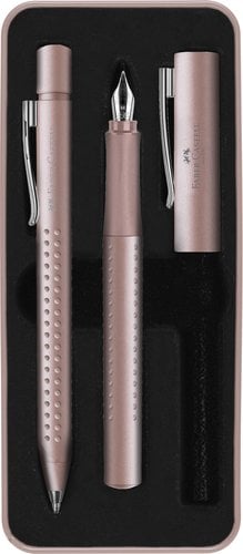JUEGO BOL+PLUMA FABER GRIP 2011 ROSE