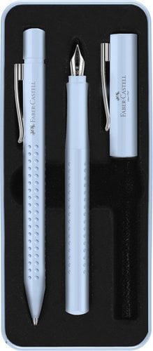 JUEGO BOL+PLUMA FABER GRIP 2010 BLUE