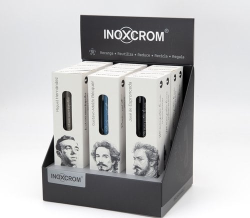 BOLIGRAFO INOXCROM POETAS 2 EXP.12