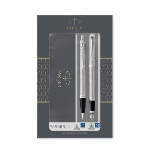 JUEGO BOL+PLUMA PARKER IM ACERO CT