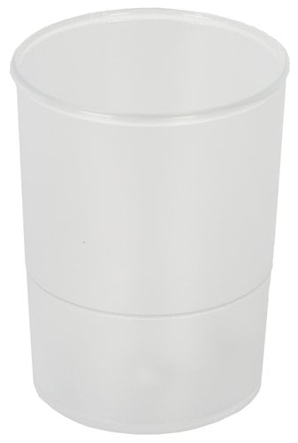 PLOPCR PORTA LAPICES PLASTICO REDONDO CRISTAL