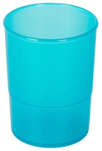 PLTRAZ PORTA LAPICES PLASTICO REDONDO TR. AZUL
