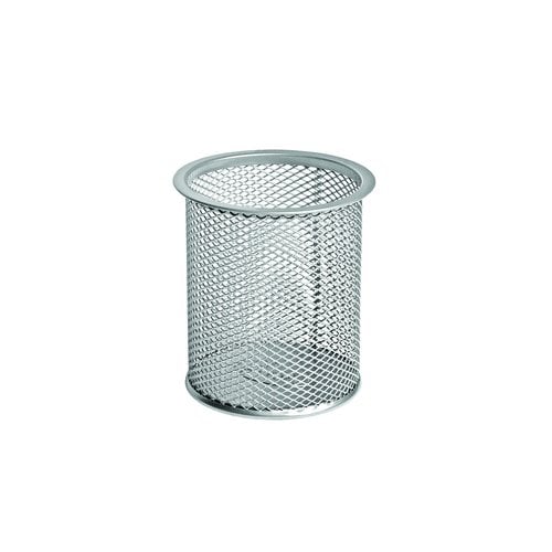 PORTA LAPICES FOROFIS METAL REDON. PLATA