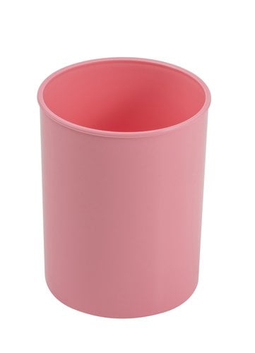 CUBILETE FAIBO PLASTICO PASTEL ROSA