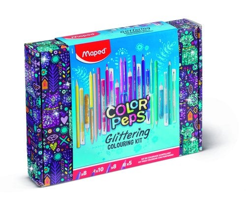 MALETIN MAPED COLOR PEPS GLITTERING 31pz