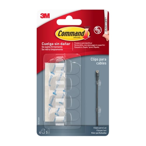 CLIPS PARA CABLES 3M COMMAND