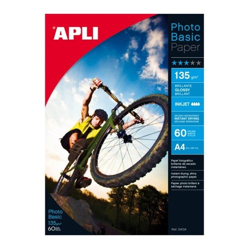 P.INKJET APLI FOTO A4 135g 60h GLOSSY HB