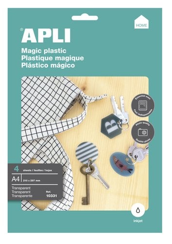 PAPEL INK-JET A4 PLASTICO MAGICO TRAN 4H