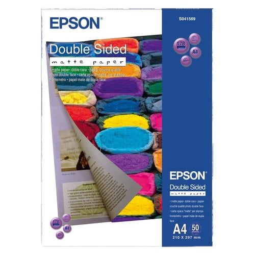 P.INKJET EPSON MATE A4 178g 50h 2 CARAS