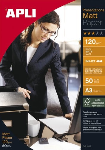 P.INKJET APLI MATE A3 120g 50h