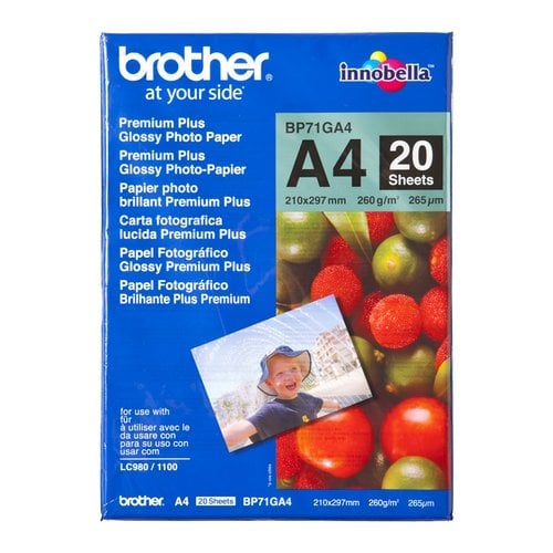P.INKJET BROTHER FOTO A4 260g 20h GLOSSY