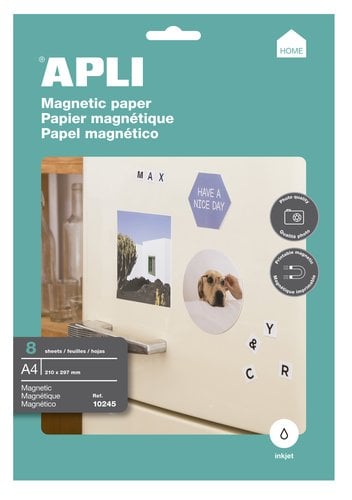 ETIQUETAS APLI A4 IMANTADAS 10245 8UDS