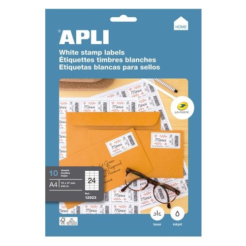 ETIQ.IMP.APLI 12923 10h A4 BLANCA 70x37