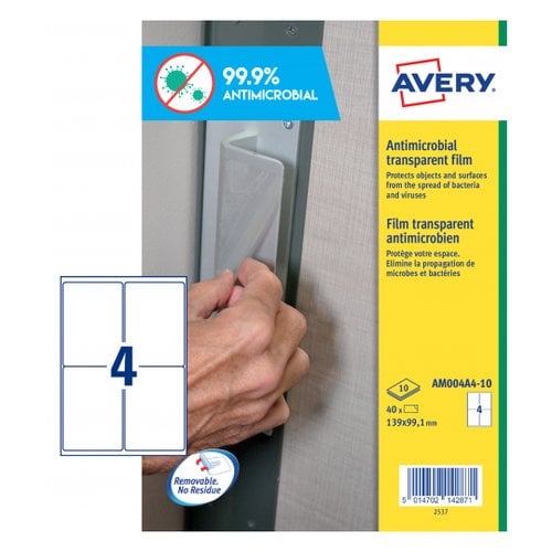 ETIQ.AVERY AM004A4 ANTIB. 10h A4 139x99