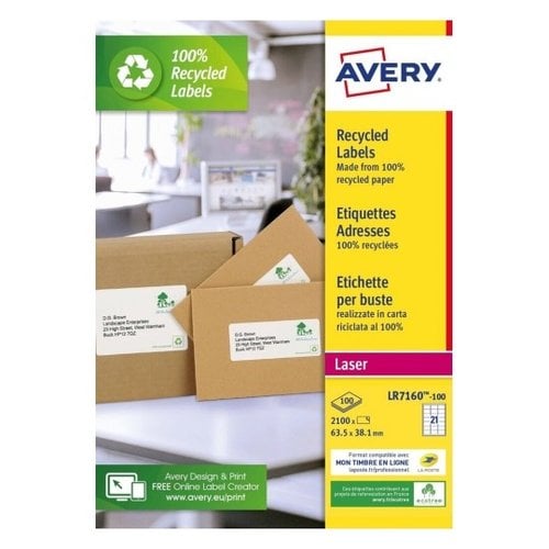 ETIQUETAS AVERY QUICKPELL 99x38 100 h.