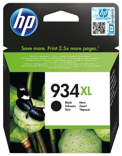 CART.IJ.HP C2P23AE Nº934XL NEGRO 1000 PA