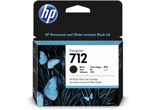 CART.IJ.HP 3ED71A Nº712XL NEGRO 80 ML